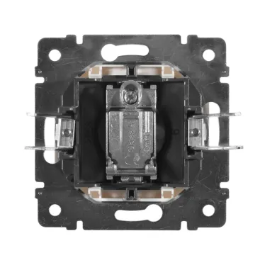 VALENA Розетка телевизионная TV проходная 14дБ в рамку белая