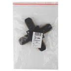 Коннектор для однофазного шинопровода Х-образный черный TR7-C 2W X BK м