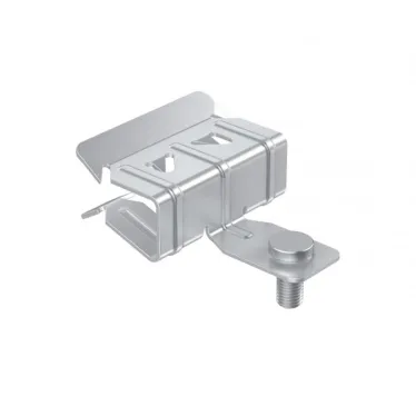 Зажим балочный 3-8мм с отгибом и винтом М6х9 PROxima