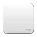 Выключатель BLANCA одноклавишный наружный (схема 1) монтажной пластиной 10A 250B белый