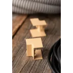 Угол внутренний (25х16) (4 шт) Plast под светлое дерево