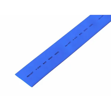 Термоусаживаемая трубка 25,0 12,5 мм, синяя, упаковка 10 шт. по 1 м, REXANT
