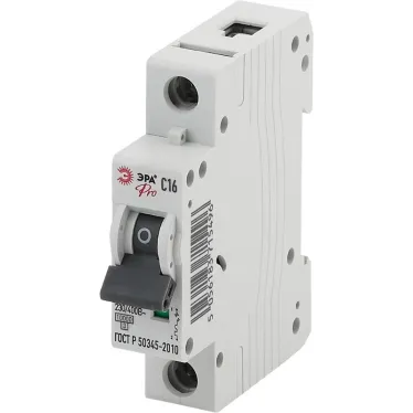 Выключатель автоматический PRO NO-901-43 ВА47-100 1P 16А кривая C 10кА ЭРА