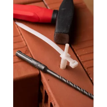 Хомут дюбельный серый (7х150) (50шт.) PROxima