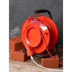 Удлинитель на катушке ''Атлант 2.0'' 1 гнездо 20м без заземления ПВС 2*0,75 6А/1,3кВт PROxima