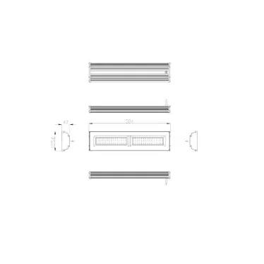 Cветильник cветодиодный подвесной SPP-403-0-50K-100 IP65 100Вт 10500Лм 5000К Кп«5% КСС Д IC