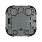 Quteo Розетка телефонная+компьютерная RJ11+RJ45 категория 5 UTP наружная бежевая