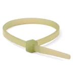 Хомут P6.6 устойчивый к высоким температурам, оливковый 3,6x200