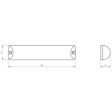 Светильник ЖКХ светодиодный SPB-103-0-40K-012 12Вт 4000K 1080Лм IP65 350х75х50