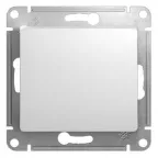GLOSSA Переключатель перекрестный в рамку белый сх.7