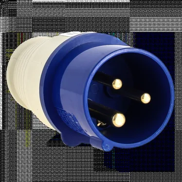 Вилка кабельная 16А 2Р+PЕ IP44 переносная 220В