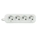 Удлинитель 'Эксперт' 4 гнезда 2 метра 10А/2.2кВт без заземления ПВС 2х0.75 PROxima