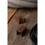 Соединитель (16х16) (4 шт) Plast под темное дерево