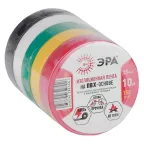 Изолента ПВХ 15мм*10м 5шт - 5 цветов (5/500/16000)только упаковками по 5 штук