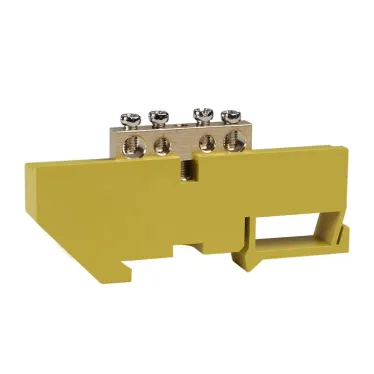 Шина нулевая с изолятором OptiKit BB-D-PE-DIN-4-6х9-желтый