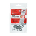 Шуруп универсальный 4х25 потайная головка, остроконечный, оцинкованный (20шт) - пакет