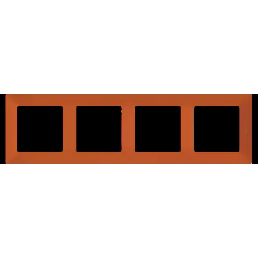 Valena LIFE Рамка 4 поста терракот универсальная