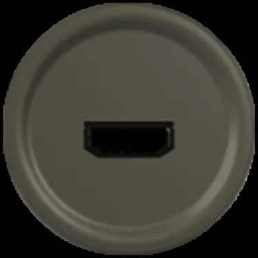 Celiane Лицевая панель розетки аудио/видео HDMI 067317/77 графит