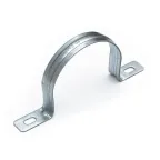 Скоба металлическая двухлапковая усиленная противопожарная СМДУ d60-63 мм (50 шт/уп)
