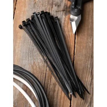 Хомут P6.6 стандартный черный 3.6x180 (100шт) FlexLock PROxima