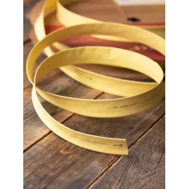 Трубка термоусаживаемая ТУТ нг 20/10 желтая рулон PROxima