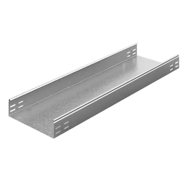 Универсальный лоток неперфорированный 600х80х3000, толщина 1,0 мм, Сендзимир цинк