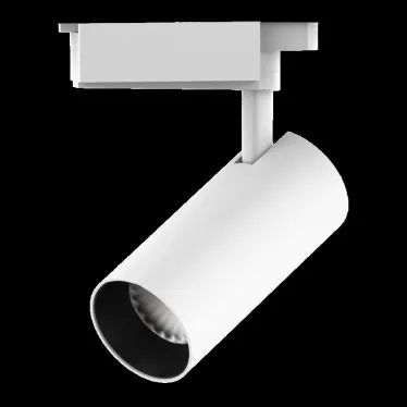 Светильник светодиодный трековый на шинопровод ДПО 20 Вт 1650 лм 4000К AC 220В Белый IP20 D85х210мм однофазный угол 24 грд Track Gauss