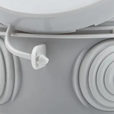 Коробка распаячная КМР-040-039 с крышкой наружная (85х40) 4 мембранных ввода IP54 розничный стикер PROxima