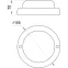 Светильник ЖКХ LED SPB-201-3-65K-012 12Вт 6500K 1140Лм IP65 с ИК датчиком движения