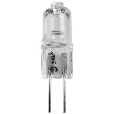 Лампа накаливания галогенная G4-JC-10W-12V (галоген, капсула, 10Вт, нейтр, G4) (100/1000/35000)