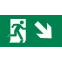 Пиктограмма ''ВЫХОД/стрелка направо вниз'' PVC для ССА 3000 IEK