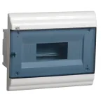 Щит распределительный встраиваемый ЩРв-П-9 пластиковый прозрачная дверь IP41 PRIME