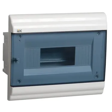 Щит распределительный встраиваемый ЩРв-П-9 пластиковый прозрачная дверь IP41 PRIME