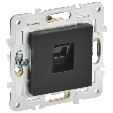 SKANDY Розетка компьютерная RJ45 кат.6 SK-K02Bl черный IEK