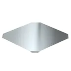 Крышка X-образной секции для лотка LKS 300мм