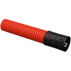 Труба гофрированная двустенная ПНД d-63мм красная (100м) IEK