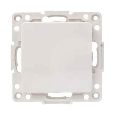 Стокгольм Механизм Выключателя 1-кл. проходного 10А в/к белый