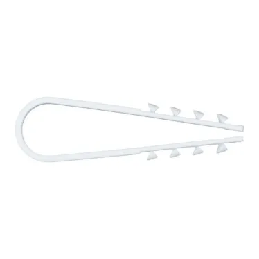 Дюбель-хомут для круглого кабеля (11-18мм) белый (50шт.) PROxima