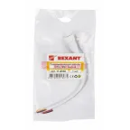 Соединительный кабель (3pin) герметичный (IP67) 3х0.5кв мм белый, REXANT