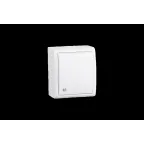 15 Aqua Выключатель проходной с 3-х мест (перекрёстный) с подсвет. IP54 10А 250В винт.заж. S15A белый