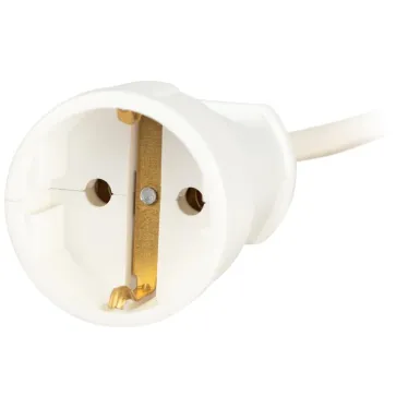 Удлинитель электрический с заземлением 1 розетка 3м ПВС 3x0,75мм2 10А UX-1е-3m ЭРА