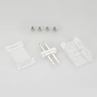 Коннектор прямой для ленты ARL-50000PV (15.5x6мм) прозрачный (ARL, пластик)