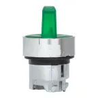 Механизм переключателя исполнительный ХB4 зеленый на 2 положения возвратный без фиксации с подсветкой с короткой ручкой PROxima