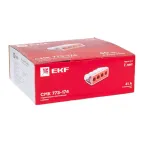 Клемма СМК 773-174 (с пастой) 4 отверстия 2.5-6.0мм2 (уп.50шт.) PROxima