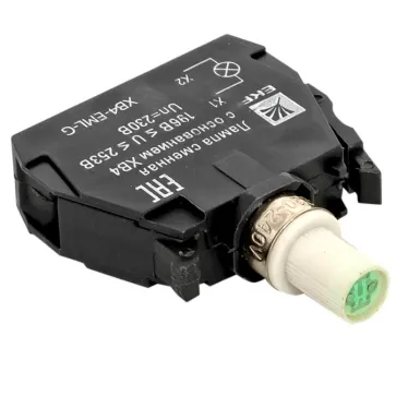 Лампа сменная c основанием XB4 зеленая 230В PROxima