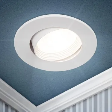 Встраиваемый светильник декоративный KL92 WH MR16/GU5.3 белый, пластиковый (MR16/GU5.3 в комплект не входит)