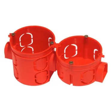 Коробка установочная блочная. Внешний размер 68х62мм, внутренний размер 64х60 мм