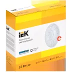 Светильник светодиодный ДПБ 2009 12Вт IP20 4000К круг белый IEK