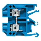 Клемма винтовая JXB- 6мм.кв синяя