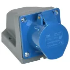 Розетка кабельная 16А 2Р+E IР44 на поверхность 230В 113